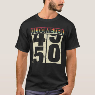 Vintage Oldometer 50 år gammal 50:e födelsedagen M T Shirt