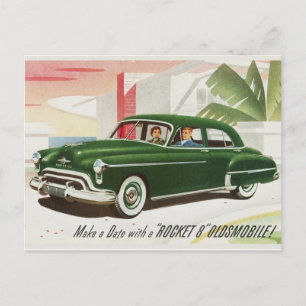 Vintage Oldsmobile Ad-vykort Vykort