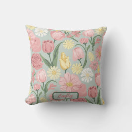 Vintage Olika blodsteg Kudde