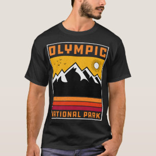 Vintage Olympic National Park Washington Souvenir T Shirt