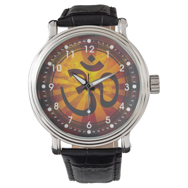 Vintage OM-symbol Armbandsur (Framsida)