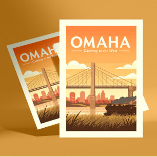 Vintage Omaha Nebraska Vykort