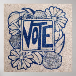 Vintage OMRÖSTNING Poster