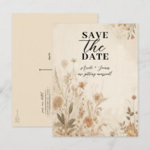 Vintage ömtålig blomster- botanisk boho bröllop