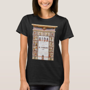 Vintage Opera Music, Egyptian Aida by Verdi T Shirt