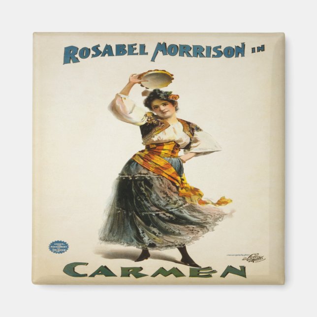 Vintage Opera Poster magnet (Framsidan)
