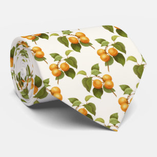 Vintage Orange Apricots Watercolor Mönster Slips