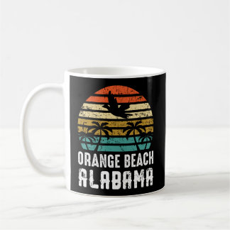 Vintage Orange Beach Alabama Family Vacation Souve Kaffemugg