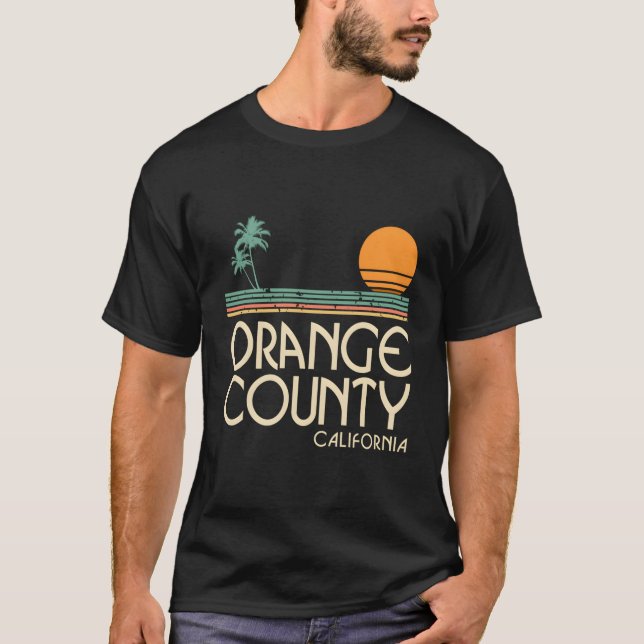 Vintage Orange County California T Shirt (Framsida)