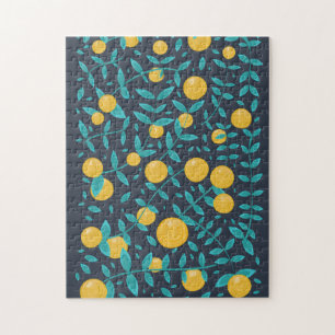 Vintage Orange Frukt Pussel