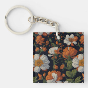Vintage Orange, vita eleganter, återblommor