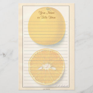 Vintage Oranges-mall Brevpapper