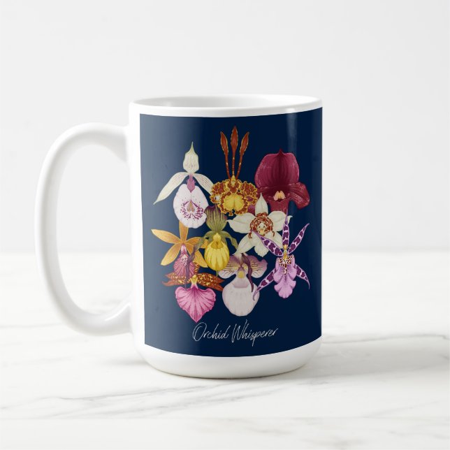 Vintage Orchid Whisperer Kaffemugg (Vänster)
