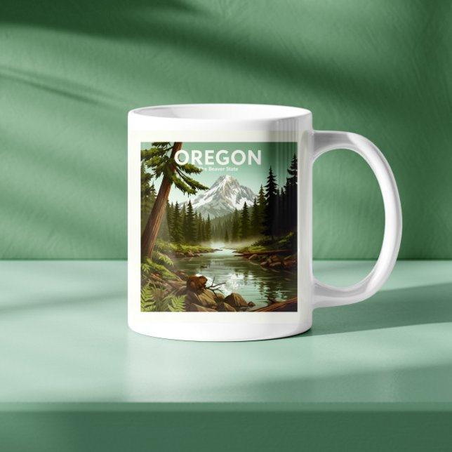Vintage Oregon Kaffemugg (Skapare uppladdad)
