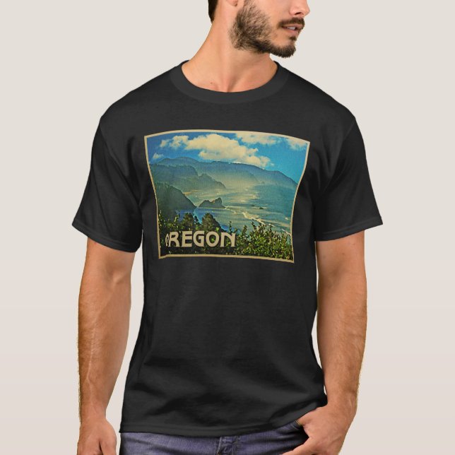 Vintage Oregon Kusten Tröja (Framsida)