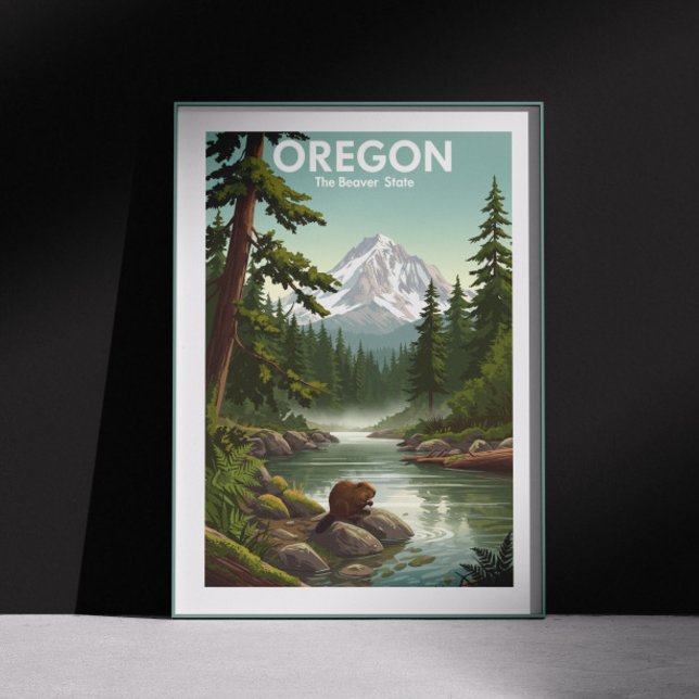 Vintage Oregon Poster (Skapare uppladdad)