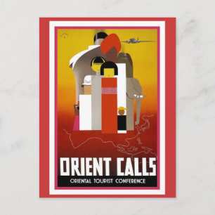 Vintage Orient Call Vykort