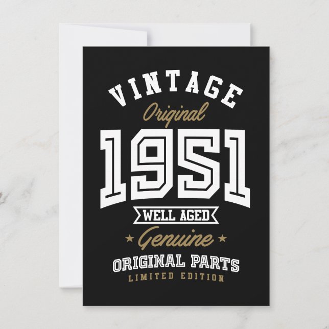 Vintage, original 1951 (Framsida)