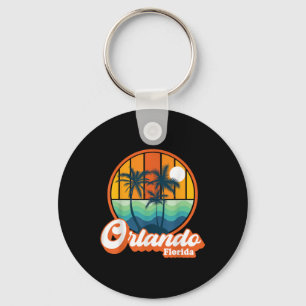 Vintage Orlando Florida Summer Vacation Beach Souv Nyckelring