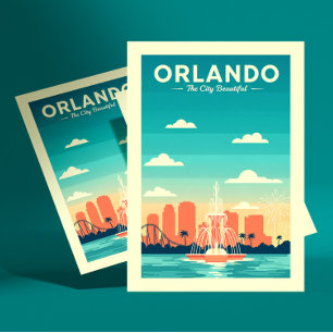 Vintage Orlando Vykort
