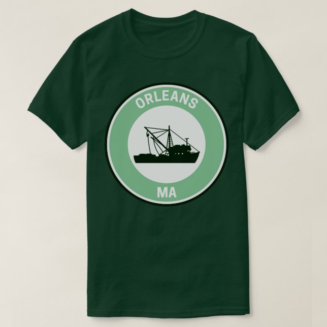 Vintage Orleans Massachusetts T Shirt (Design framsida)