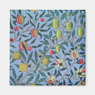 Vintage Ornament Illustration av fruktgranat Magnet
