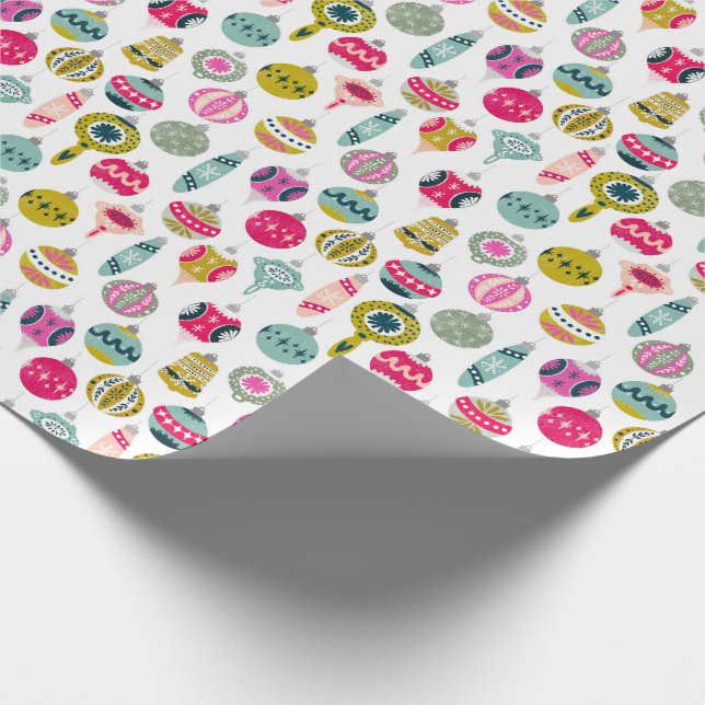 Vintage Ornament jul Presentpapper (Hörn)