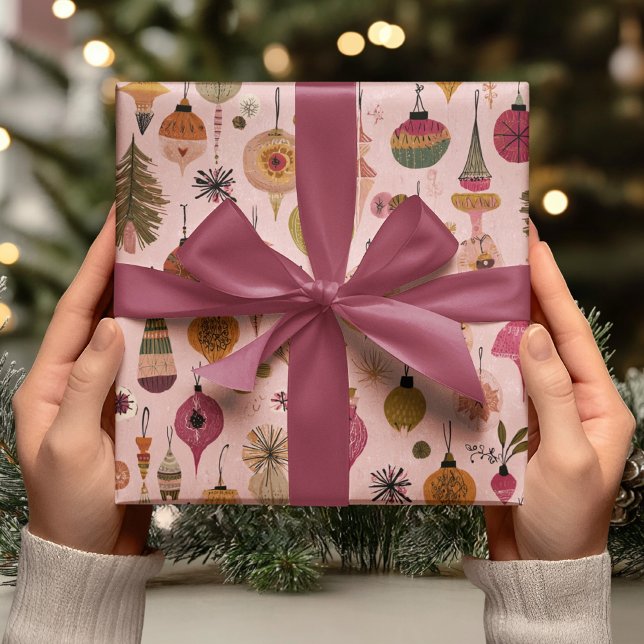 Vintage Ornament Pattern Presentpapper (Skapare uppladdad)