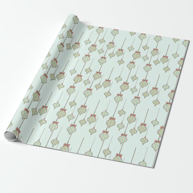 Vintage-ornamenter Presentpapper (Utrullad)