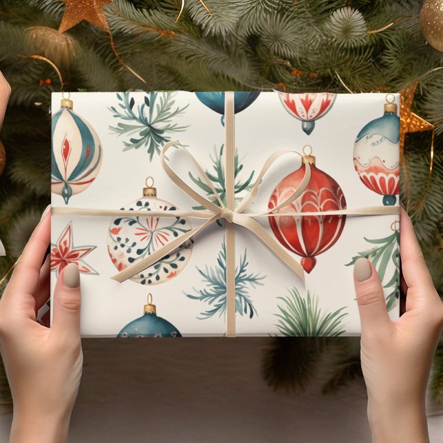 Vintage Ornamnet Presentpapper (Skapare uppladdad)