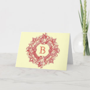 Vintage Ornate Flourish WAN Helgkort