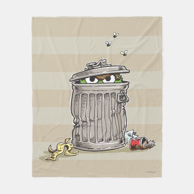 Vintage Oscar i Sopor Can Fleecefilt (Framsidan)