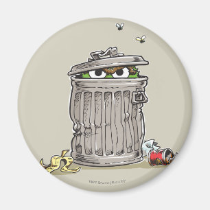 Vintage Oscar i soptunna Magnet