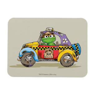 Vintage Oscar's Taxitjänst Magnet