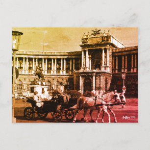 Vintage Österrike Wien Hofburgpalatset Vykort