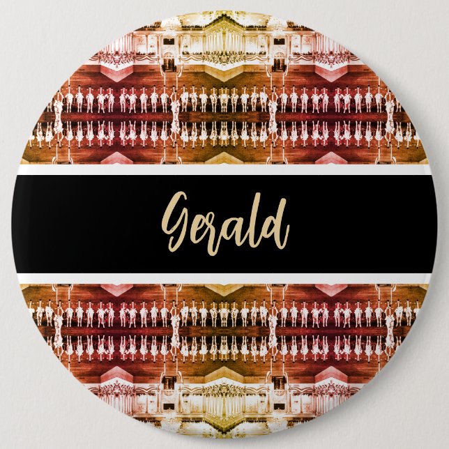 Vintage Österrike Wien Spansk Courbette Knapp (Framsida)