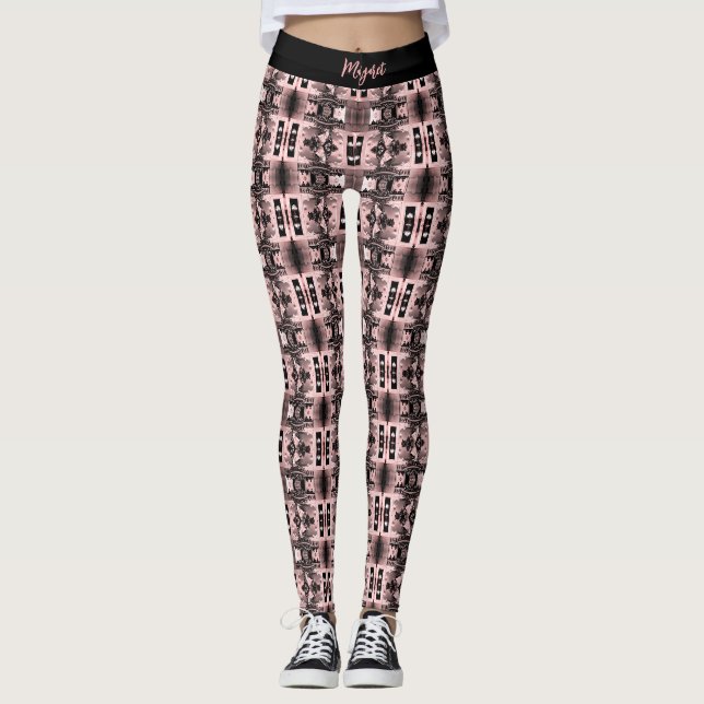 Vintage Österrike Wien Spansk Courbette Leggings (Framsida)