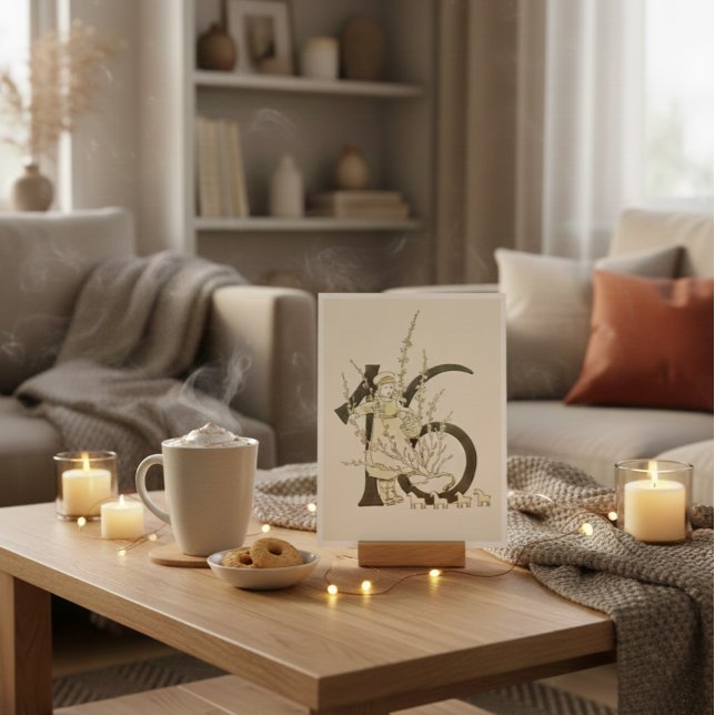 Vintage Ottilia Adelborg Blommig Nummer - 16 Vykort (Skapare uppladdad)