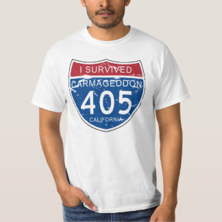 VINTAGE överlevde jag Carmageddon Kalifornien T-shirt
