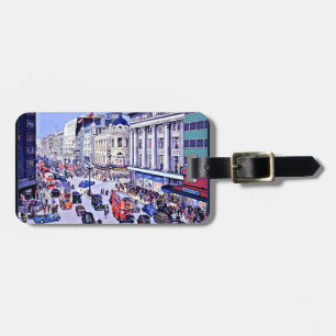 Vintage Oxford Street London Bagagebricka