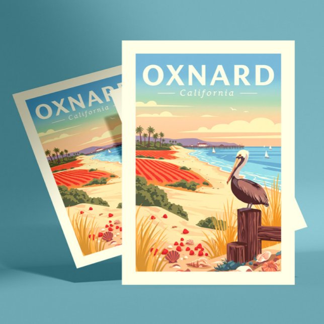 Vintage Oxnard California Vykort (Skapare uppladdad)