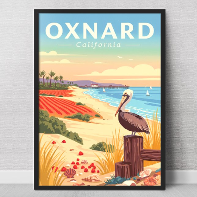 Vintage Oxnard Kalifornien Poster (Skapare uppladdad)