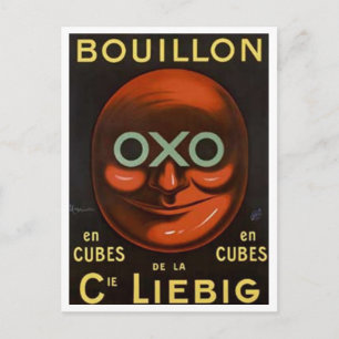 Vintage OXO Buillion Ad - Cie Liebig Vykort