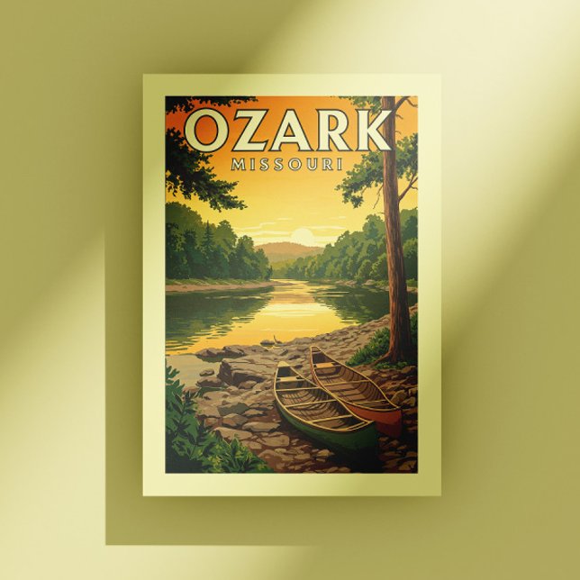 Vintage Ozark Missouri Vykort (Skapare uppladdad)