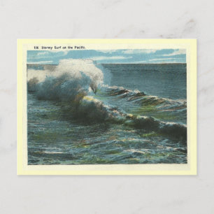 Vintage Pacific Surfa Vykort