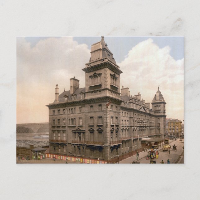 Vintage Paddington Station London England Vykort (Framsida)