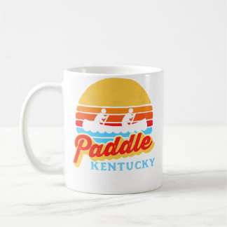 Vintage Paddle Kentucky Canoeing Retro Sun Rafting Kaffemugg
