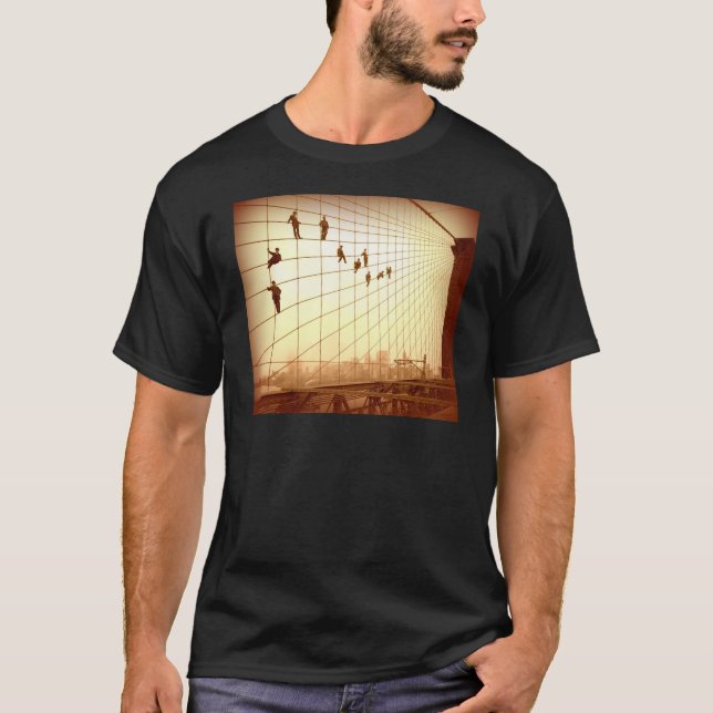 Vintage Painters Brooklyn Bridge Tee (Framsida)