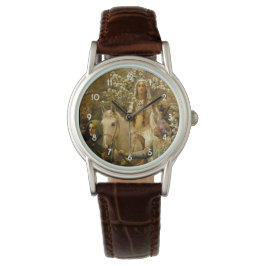 Vintage Painting Queen Guineveres May Armbandsur