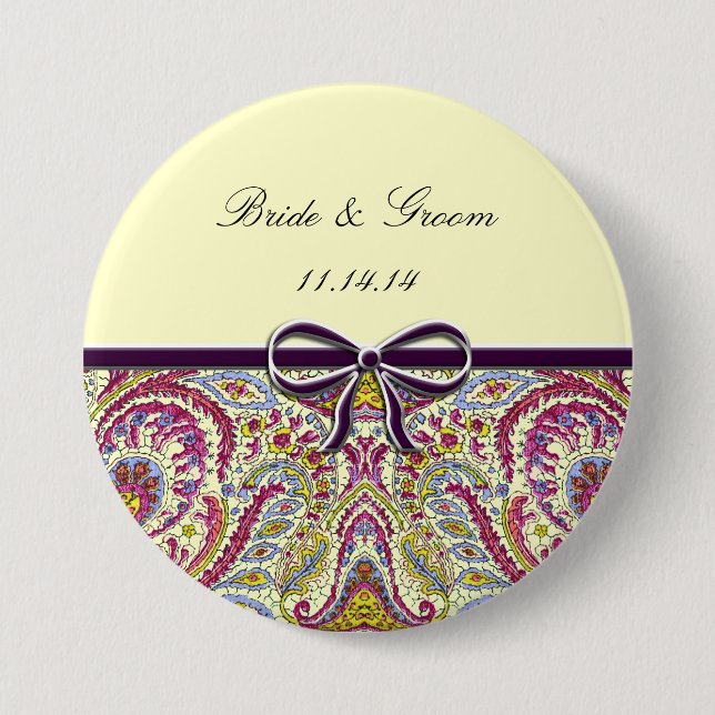 Vintage Paisley Knapp (Framsida)